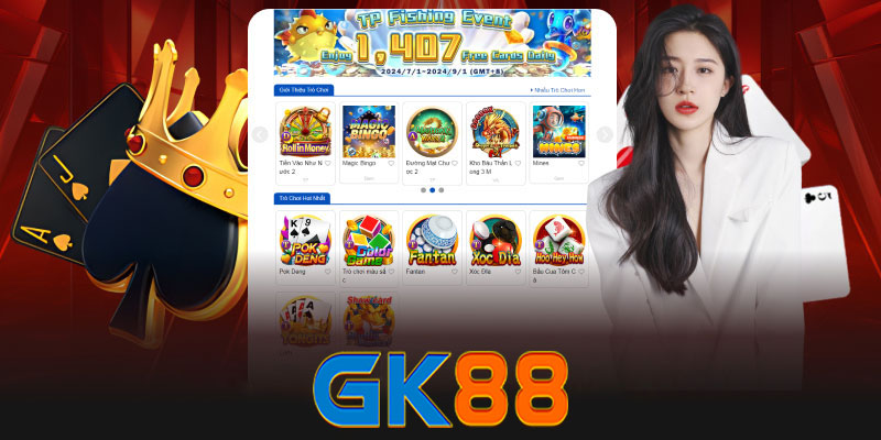 Game bài Gk88 | Chinh phục đỉnh cao cùng game bài tại Gk88